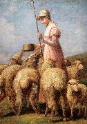 Anna Chamberlain Freeland Shepherdess oil painting artist